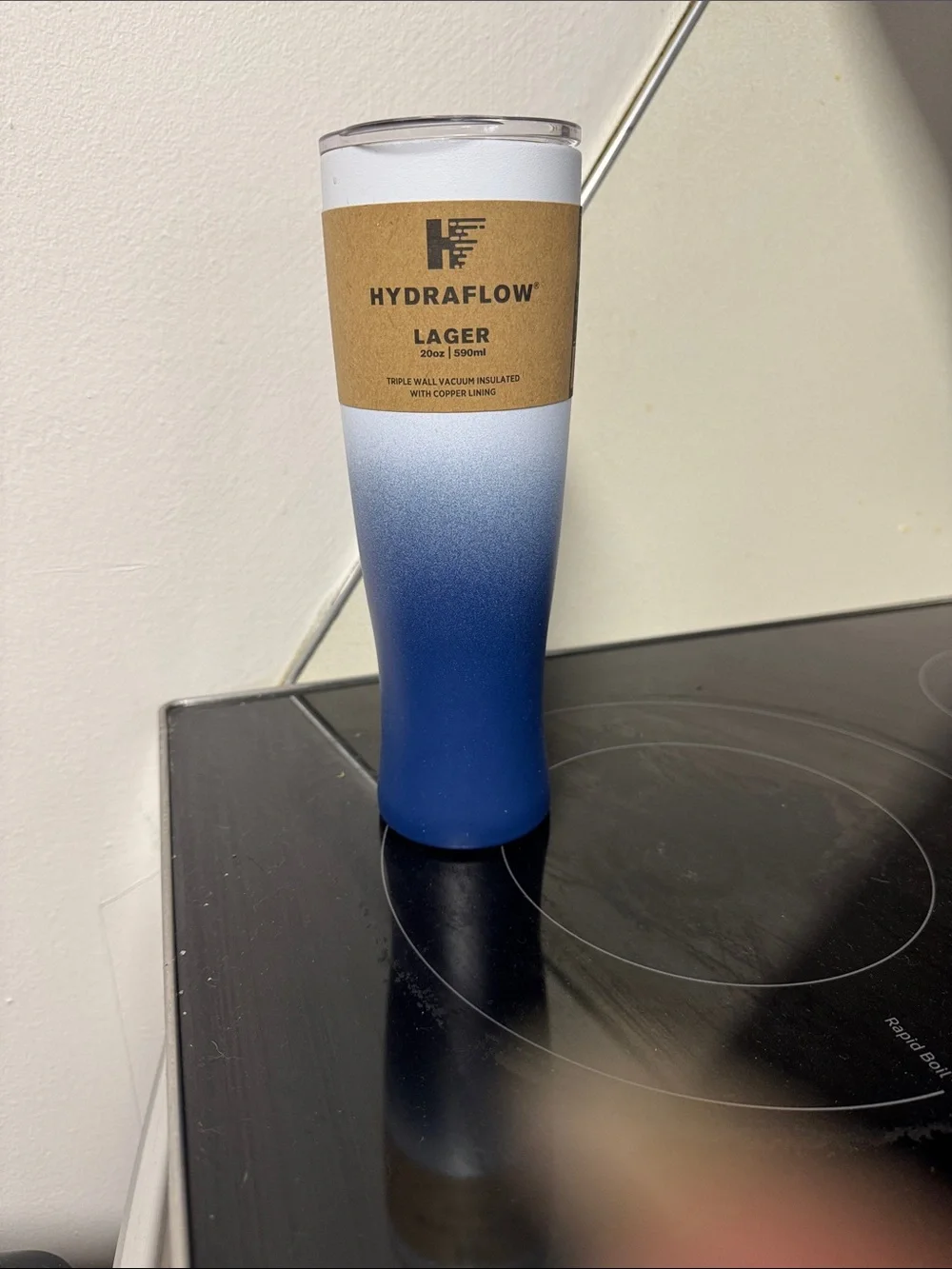HydraFlow Blue Ombre Lager Tumbler - HydrafFlow